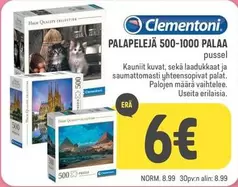 PALAPELEJÄ 500-1000 PALA puzzel