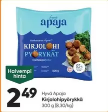 Kirjolohipyörykät