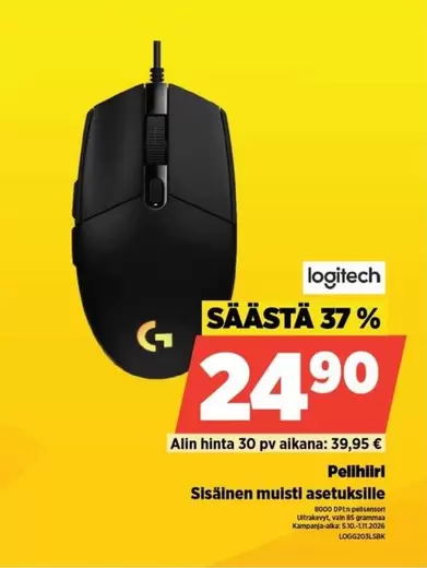 Logitech - Pelihiiri