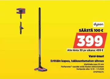 SÄÄSTÄ 100 €