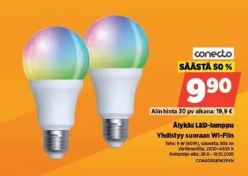 Älykkäs LED-lamppu
