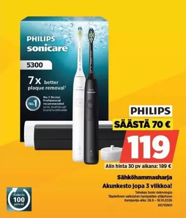 Sonicare 5300 7x better plaque removal
