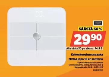 Kehonkoostumusvaaka