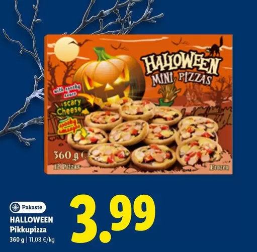 HALLOWEEN MINI PIZZAS