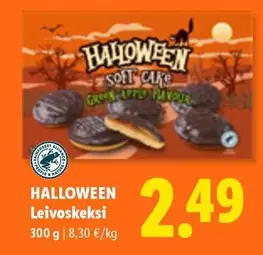 HALLOWEEN SOFT CAKE GREEN APPLE FLAVOUR
