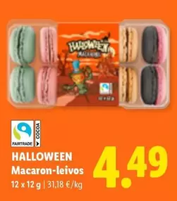 HALLOWEEN Macaron-leivos