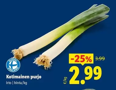 Kotimainen purjo