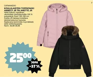 KOULULAISTEN TOPPATAKKI ANNECY JR