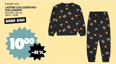 LASTEN COLLEGEPUKU HALLOWEEN