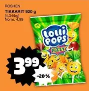 LOLLIPOPS TIKKARIT