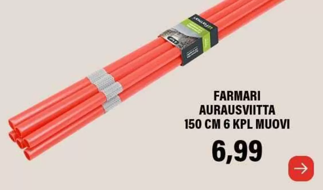 Aurausviitta 150 cm 6 kpl
