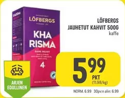 JAUHETUT KAHVIT 500G