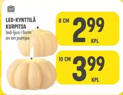 LED-KYNTTILÄ KURPITSA