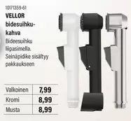 VELLOR bidesuihku-kahva