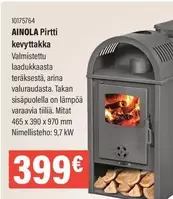 AINOLA Pirtti kevyttakka