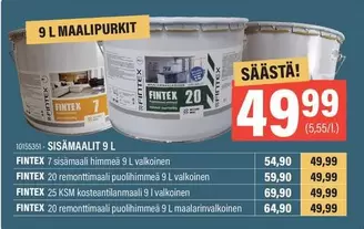 SÄÄSTÄ! MALIPURKIT