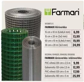 FARMARI Hiiriverkko / Jänisverkko / eläinverkko