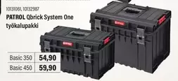 PATROL Qbrick System One työkaluapalkki