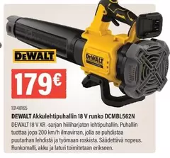 Dewalt - Akkulehtipuuhallin 18 V runko DC MBL562N