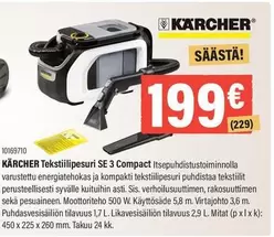 Tekstiilipesuri SE 3 Compact