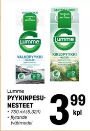 Lumme - PYYKINPESUNESTEET