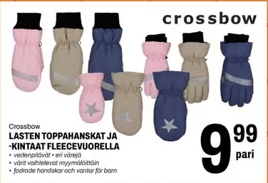 LASTEN TOPPAHAN SKAT JA -KINTAAT FLEECEVUORELLA