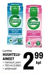 Lumme - HUHTELU- AINEET