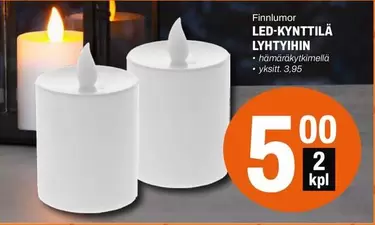 LED-KYNTTILÄ LYHTYIHIN