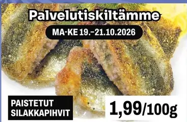 PAISTETUT SILAKKAPIHVIT
