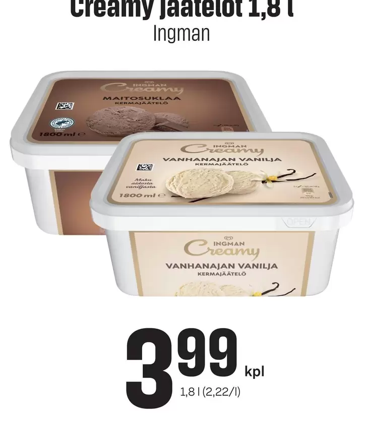 Creamy Jäätelöt
