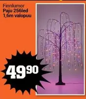 Paju 256led 1,6m valopuu