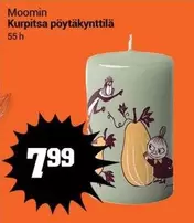 Kurpitsä pöytäkynttilä