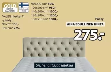 VALEN hiekka-91 päädyt