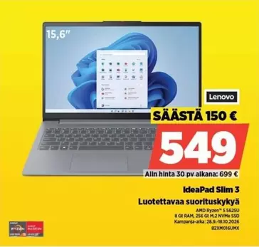 Amd - Ideapad Slim 3