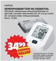 Omron - VERENPAINEMITTARI M2 ESSENTIAL