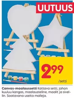 Canvas-maalussetti Kattava setti