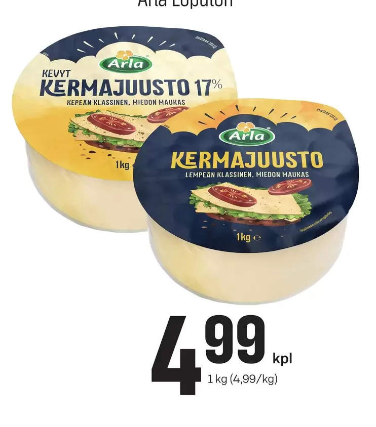 Arla - KERMAJUUSTO