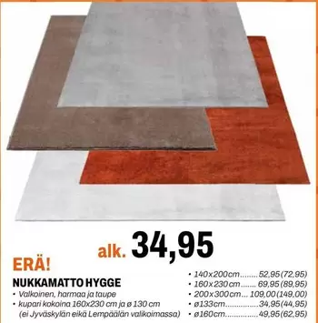 NUKKAMATTO HYGGE