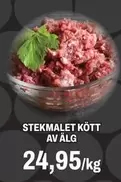 STEKMALET KÖTT AV ÄLG