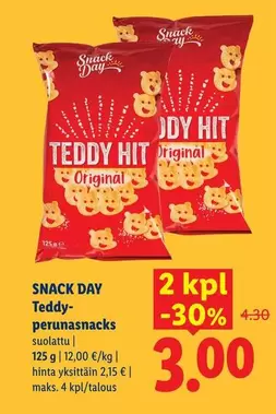 Original - Teddy-perunasnacks