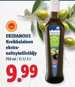Kreikkalainen ekstra-neitsytoliiviöljy
