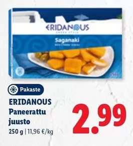 Paneerattu juusto