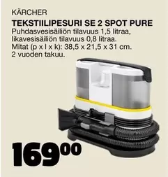 TEKSTIILIPESURI SE 2 SPOT PURE