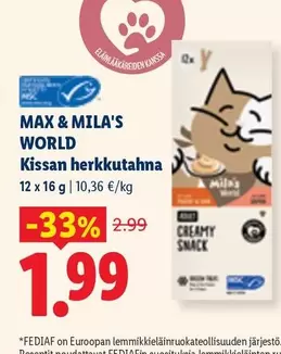 Kissan herkkutahna