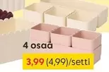 4 osaa