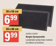 Bergen kynnysmatto 10124610, 10124611