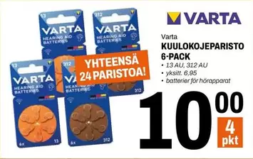 KUULOKOJEPARISTO 6-PACK