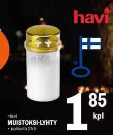 MUISTOKSI-LYHTY