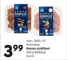 Kanan sisäfileet