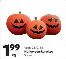 Halloween-kurpitsa